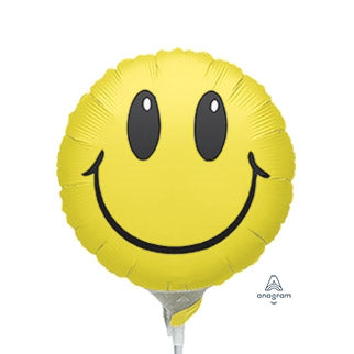 9 inch Smiley Face Foil Balloon