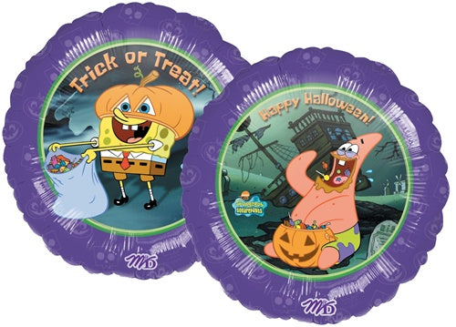 18 pulgadas Bob Esponja Pantalones Cuadrados Halloween