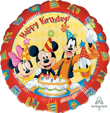 18 inch Mickey & Friends Party Round Balloon