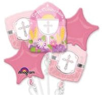 18 inch PINK Communion Blessings Bouquet