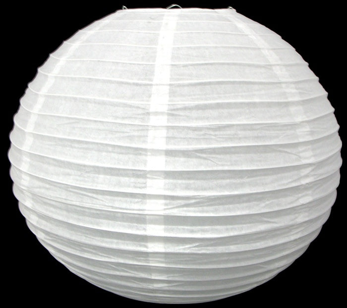 16in White Paper Lantern