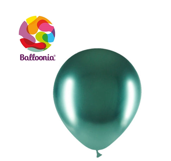 12in Brilliant GREEN - Round Latex - BALLOONIA - 50CT