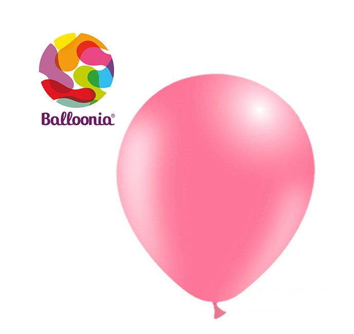 12in ROSA - Látex Redondo - GLOBOS Bolsa de 100