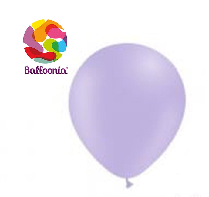 12in Matte LAVENDER - Round Latex - BALLOONIA - 100CT