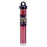 .75 oz. RED Glitter Tube