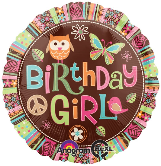 18 inch BoHo Birthday Girl