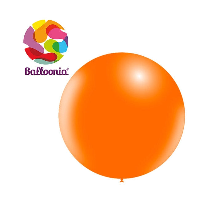 18in NARANJA - Látex Redondo - GLOBOS Bolsa de 25