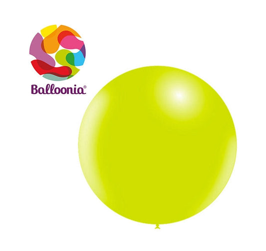 18in LIME GREEN - Round Latex - BALLOONIA - 25CT