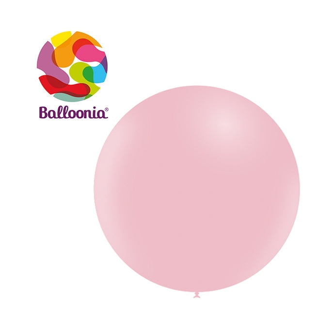 18in Matte PINK - Round Latex - BALLOONIA - 25CT