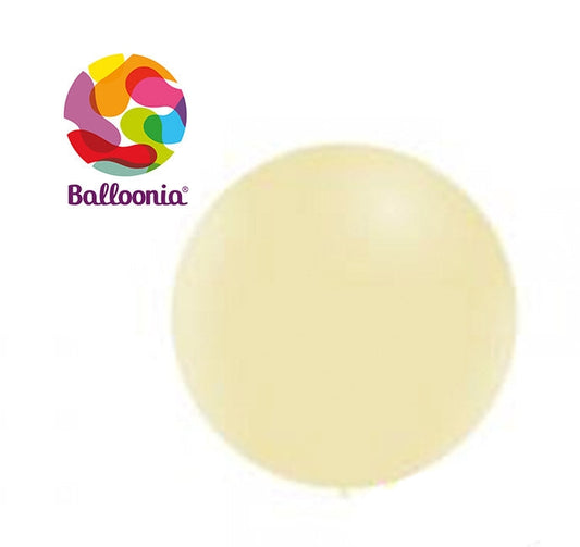 18in Matte YELLOW - Round Latex - BALLOONIA - 25CT