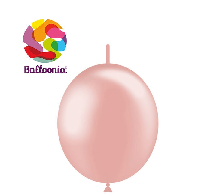 12in Metálico ORO ROSA - DECOLINK - GLOBOS Bolsa de 50