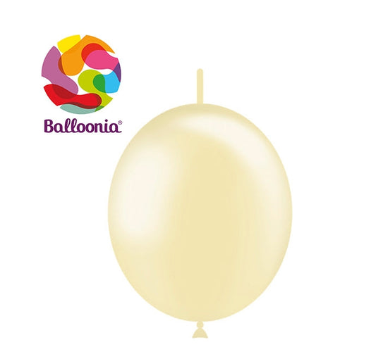 12in Metálico MARFIL - DECOLINK - GLOBOS Bolsa de 50