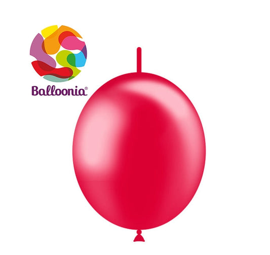 12in ROJO Metálico - DECOLINK - GLOBOS Bolsa de 50