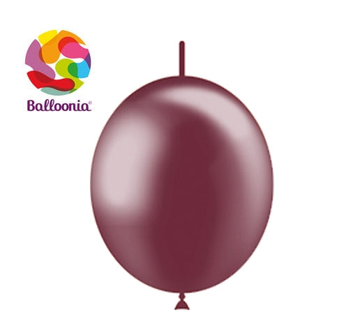 12in Metallic BURGUNDY - DECOLINK - BALLOONIA - 50CT