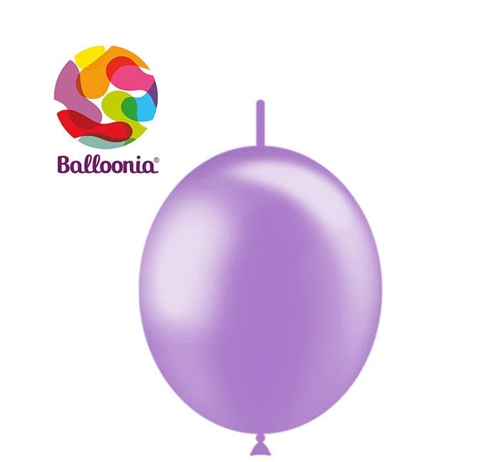 12in LAVANDA Metálica - DECOLINK - GLOBOS Bolsa de 50