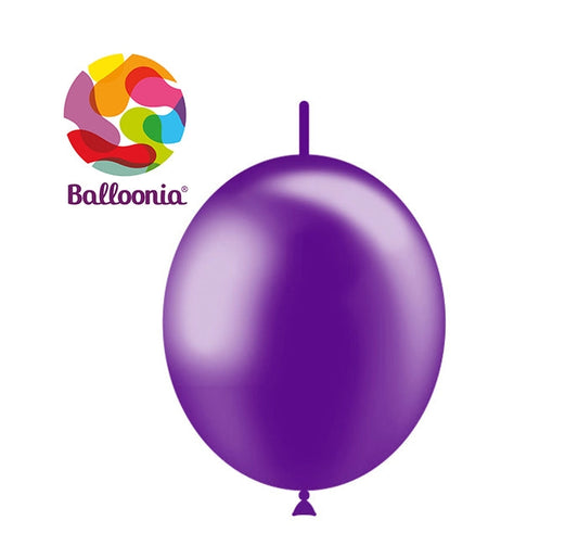 12in Metálico PÚRPURA - DECOLINK - GLOBOS Bolsa de 50