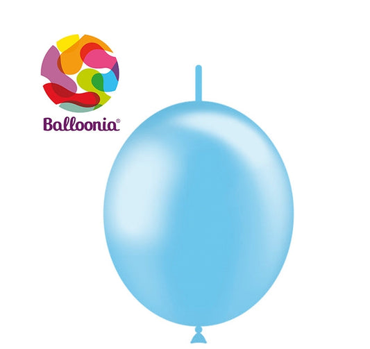 12in Metallic SKY BLUE - DECOLINK - BALLOONIA - 50CT