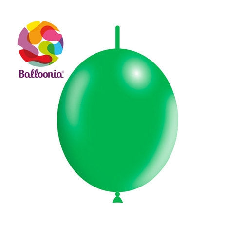 30cm VERDE - DECOLINK - GLOBOS Bolsa de 50