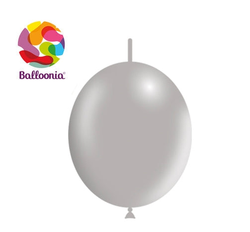 12in GRIS - DECOLINK - GLOBOS Bolsa de 50