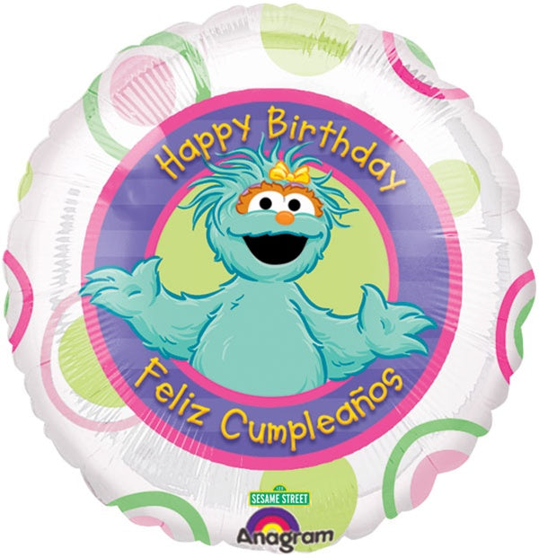 Muppet Feliz Cumpleanos Foil Balloon