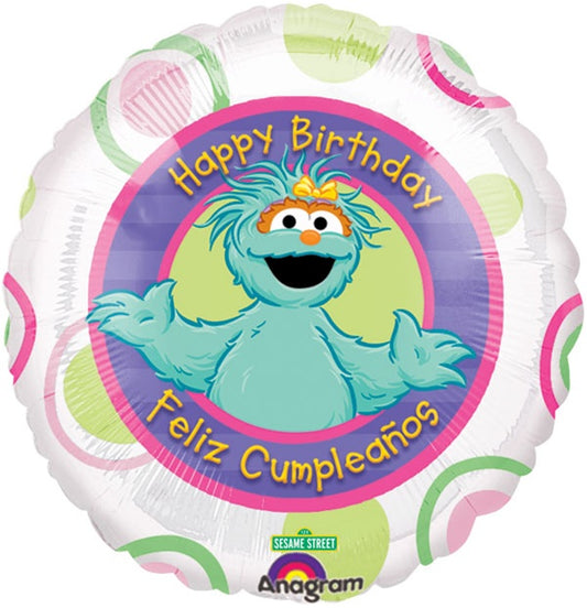 Muppet Feliz Cumpleanos Foil Balloon