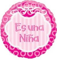 Es Una Nina Foil Balloon