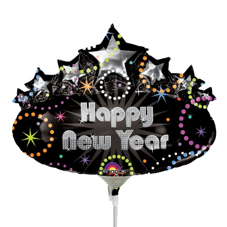 14 inch Happy New Year Marquee balloon. By Anagram