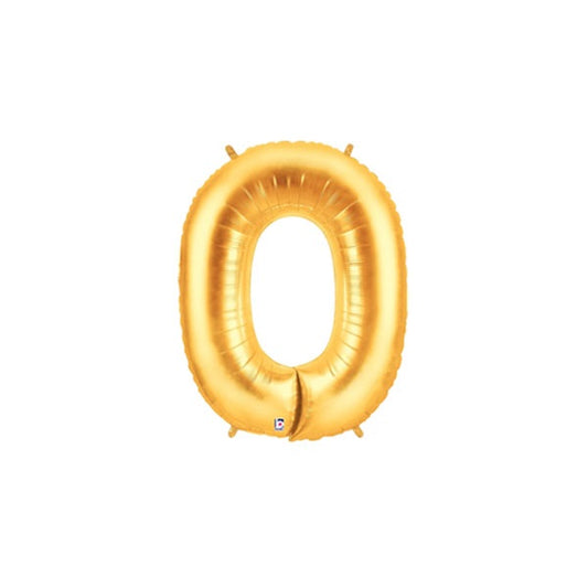 14in GOLD Letter O MegaLoon Jr., Price Per Bag of 5