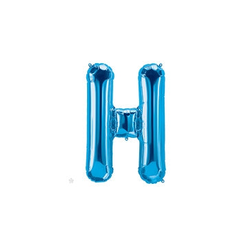 16 inch Letter H Northstar BLUE