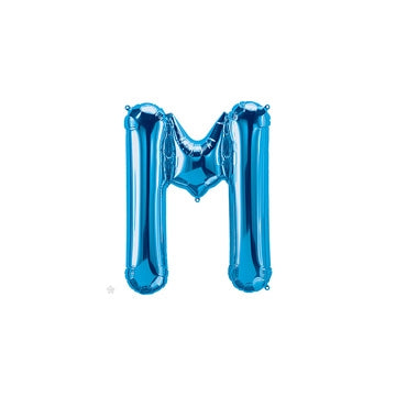 16 inch Letter M Northstar BLUE