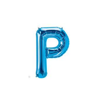 16 inch Letter P Northstar BLUE