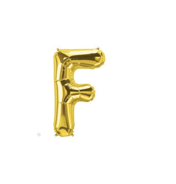 16 inch Letter F Northstar GOLD