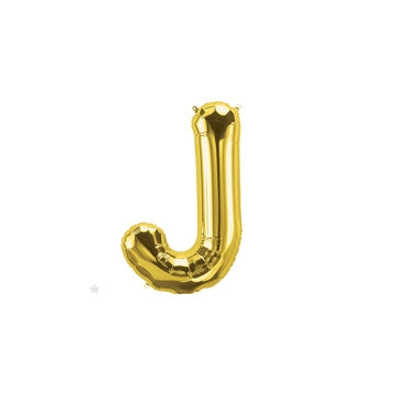 16 inch Letter J Northstar GOLD