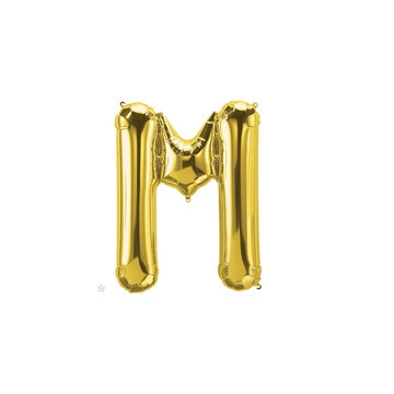 16 inch Letter M Northstar GOLD