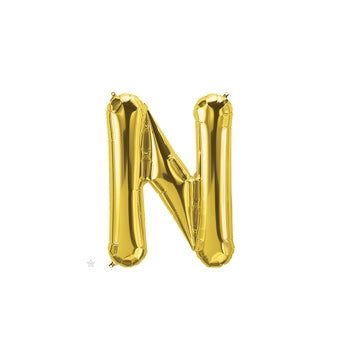 16 inch Letter N Northstar GOLD