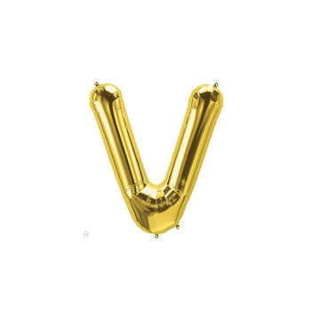 16 inch Letter V Northstar GOLD