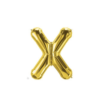 16 inch Letter X Northstar GOLD