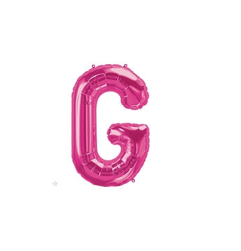 16 inch Letter G Northstar MAGENTA