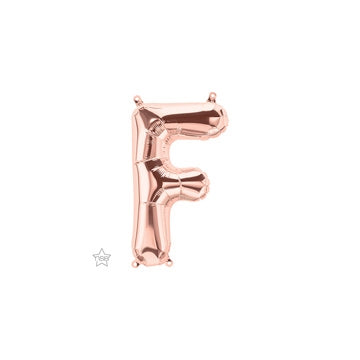 16 inch Letter F Northstar ROSE GOLD