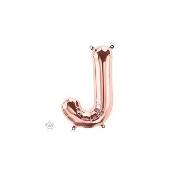 16 inch Letter J Northstar ROSE GOLD