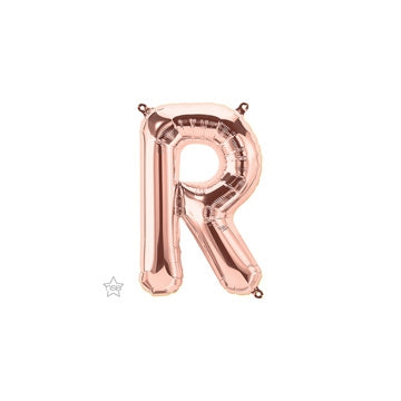 16 inch Letter R Northstar ROSE GOLD