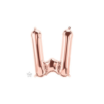 16 inch Letter W Northstar ROSE GOLD