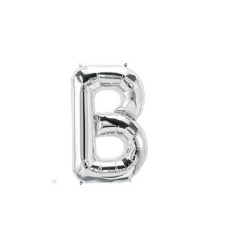 16 inch Letter B Northstar SILVER