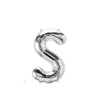 16 inch Letter S Northstar SILVER