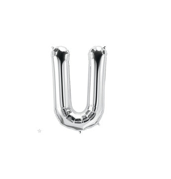 16 inch Letter U Northstar SILVER