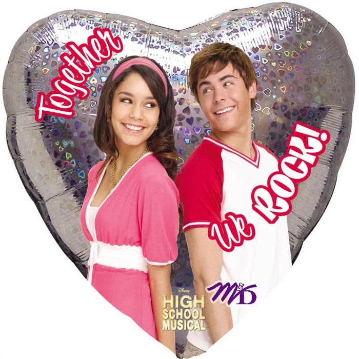 18in High School Musical Together We Rock! (Holographic Heart)