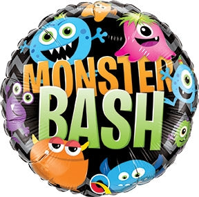 Monster Bash Chevron Balloon