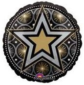 18 inch Glitter Stars Print