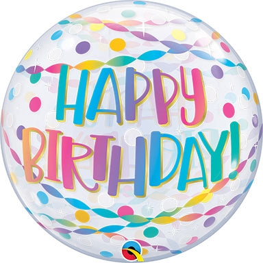 22 inch BUBBLES Birthday Confetti & Streamers