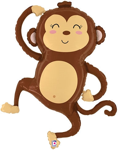 Jungle Monkey Foil Balloon